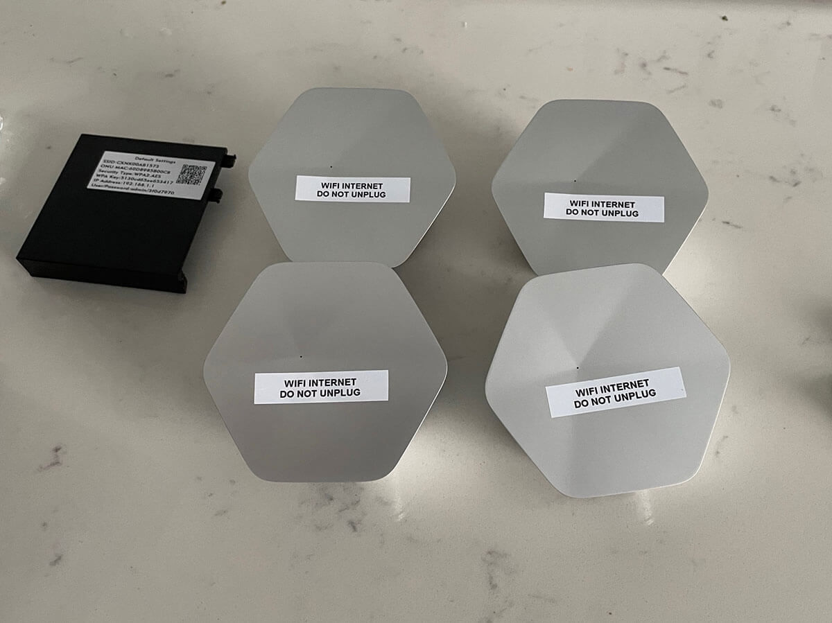 Plume mesh network configured and live